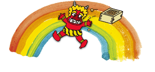 虹とベル君